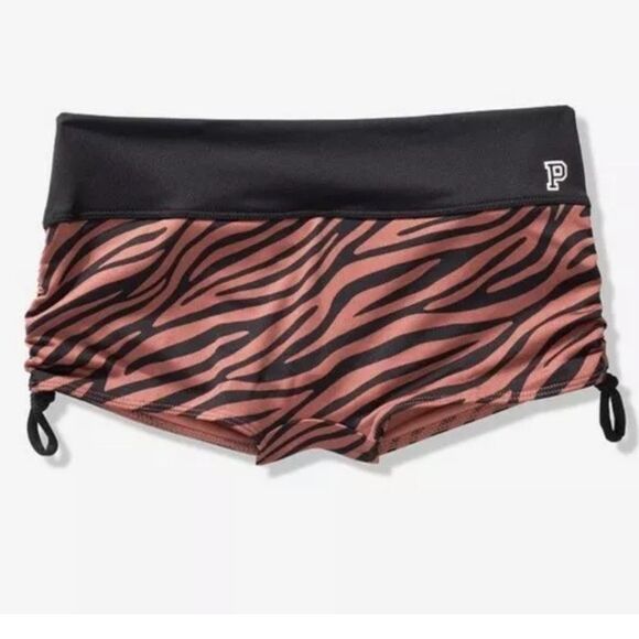 New Victoria Secret Pink Gym To Swim Swimsuit shorts Shortie - Picture 2 of 2